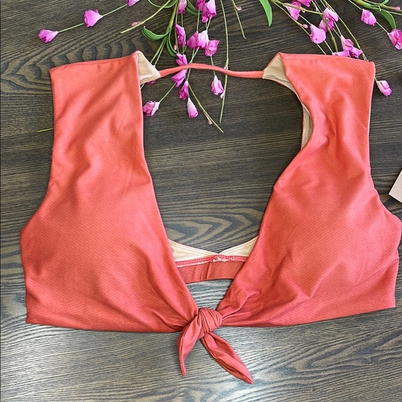 Niyama Sol Knotty Bra, Retro Red, L/XL - Picture 2 of 13